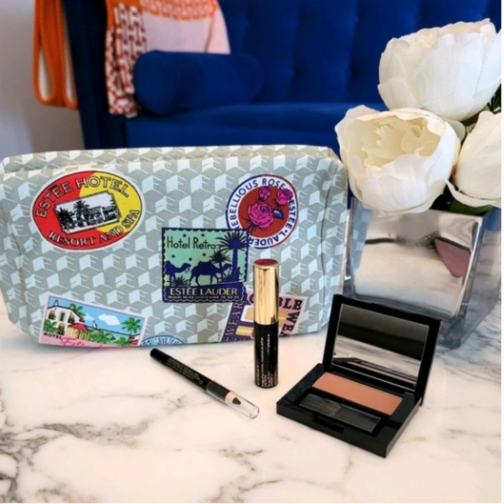 Estee Lauder Bronzer Mascara Eyeliner Makeup Set